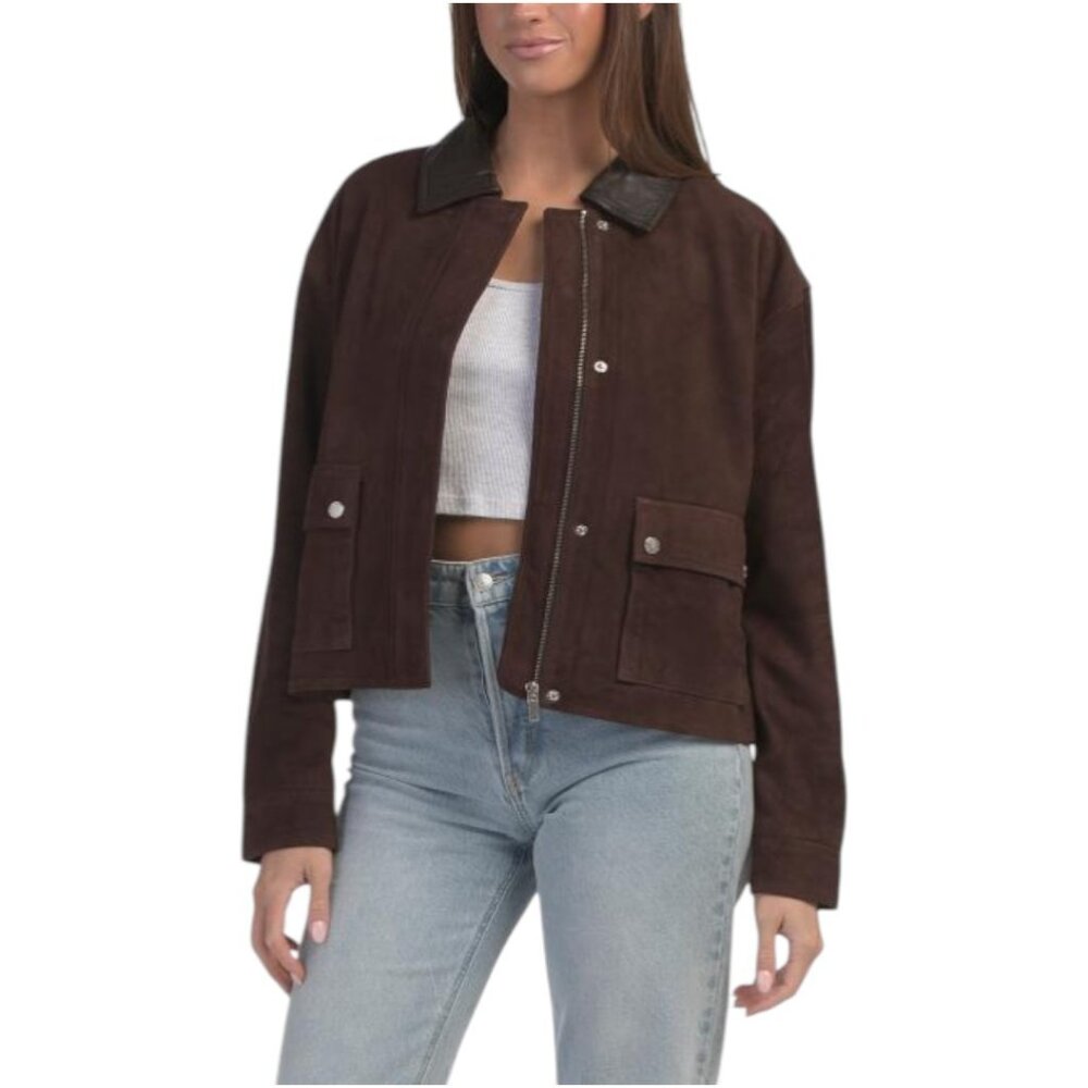 BOD & CHRISTENSEN Suede Vanity Blazer